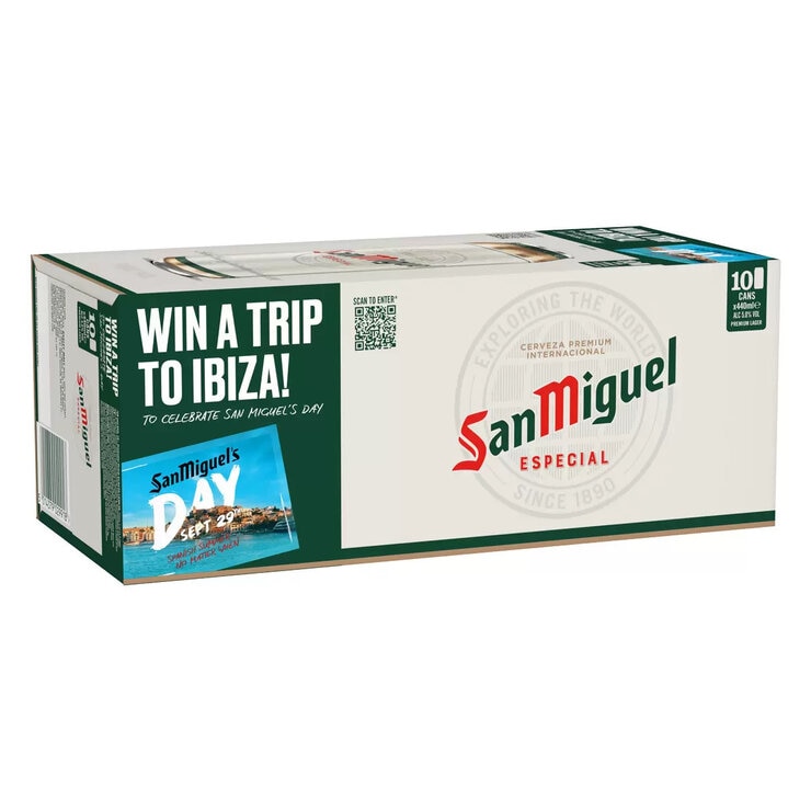 San Miguel, 10 x 440ml