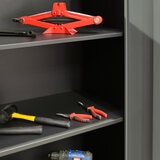 Hilka Professional 24 Gauge Steel 11 Piece Modular Cabinet Set