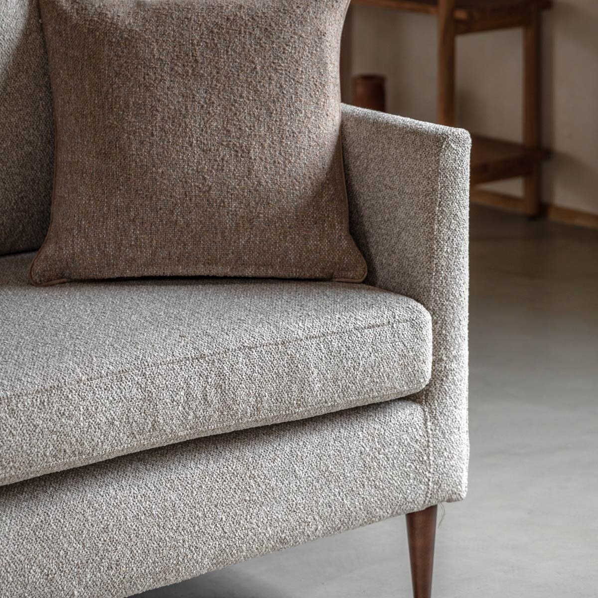 Gallery Gateford Cream Fabric 3 Seater Sofa