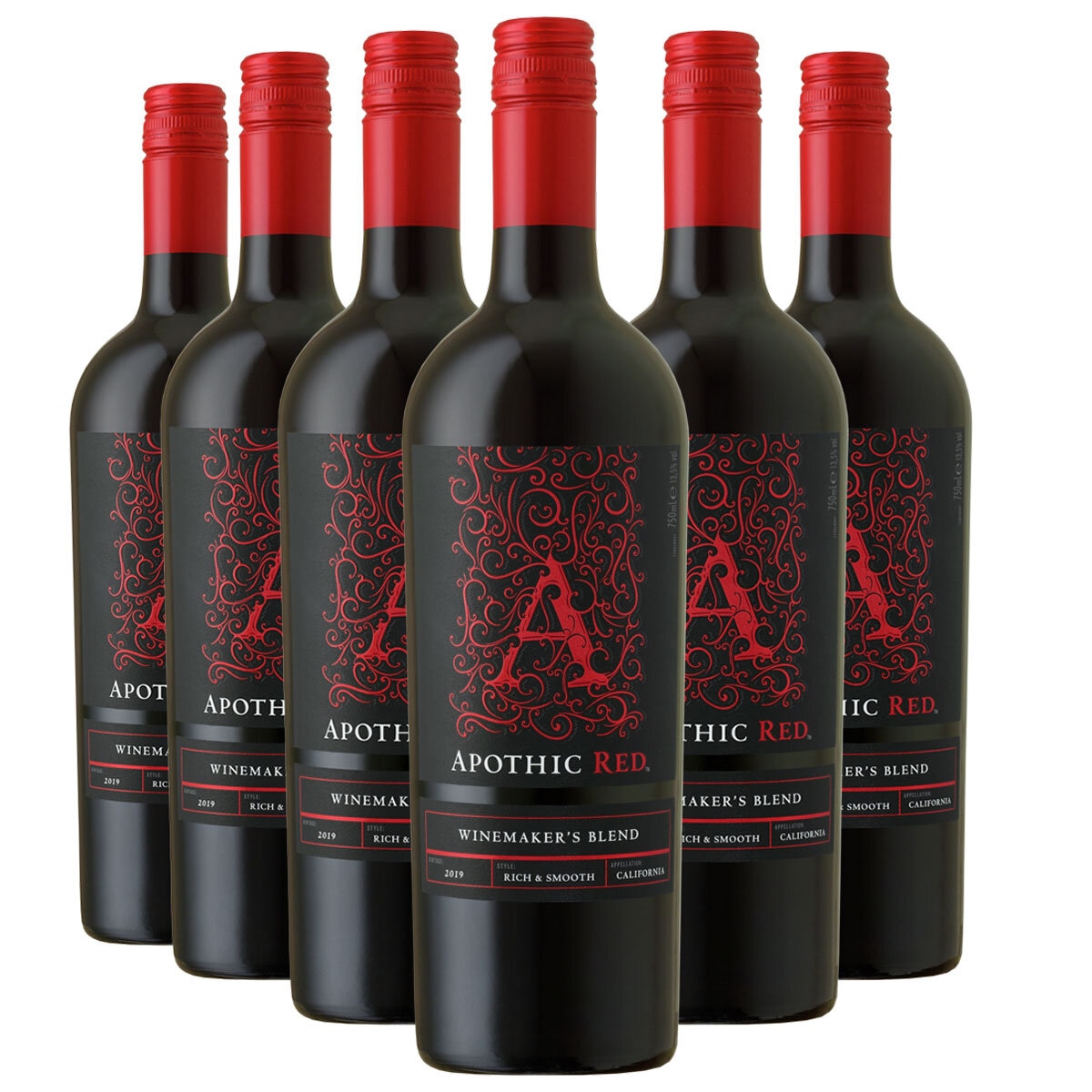 Apothic Red Wine, 6x75cl