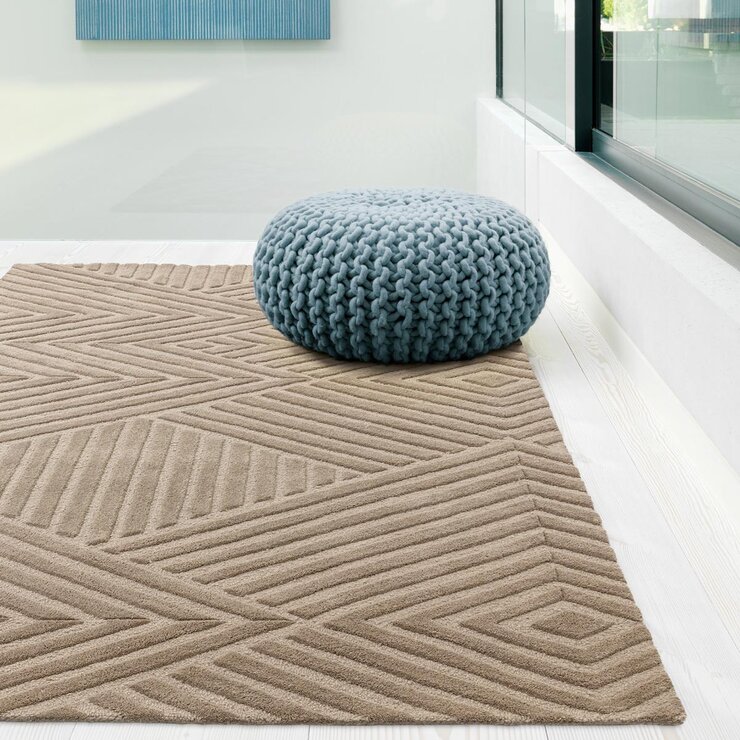 Hague Collection Taupe Rug, 160 x 230 cm