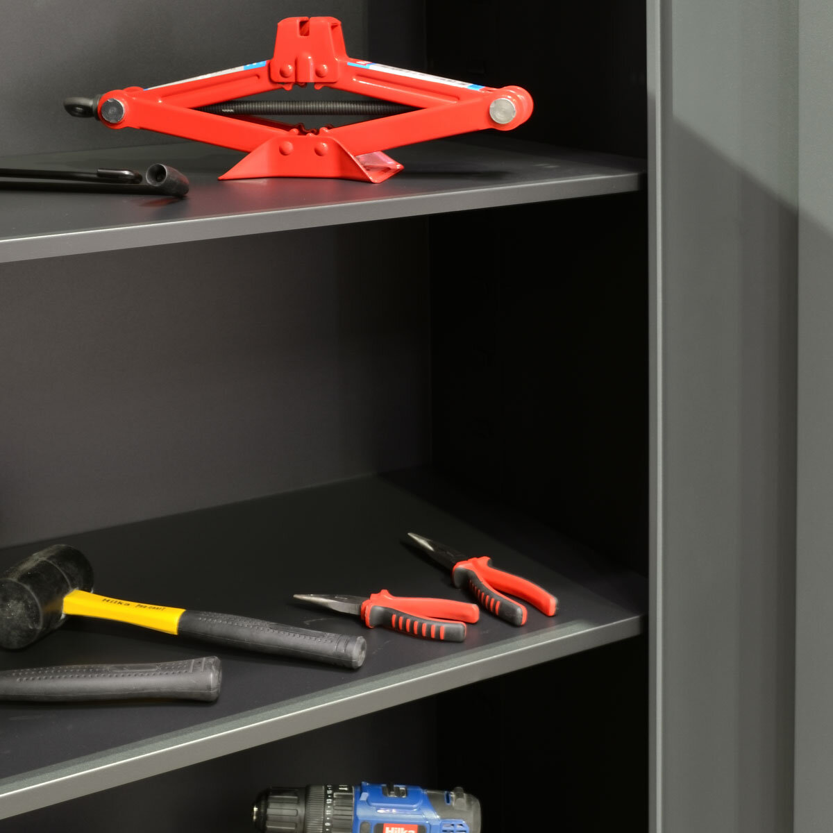 Hilka 24 Professional Gauge Steel 4 Piece Modular Cabinet Set