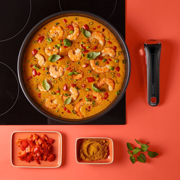 Tefal Ingenio Emotion Stainless Steel Non-Stick Pan Set, 10 Piece