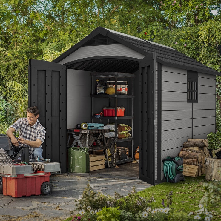 Keter Premier 7ft 5" x 11ft 6" (2.3 x 3.5m) Storage Shed Keter Premier 7ft 5" x 11ft 6" (2.3 x 3.5m) Storage Shed
