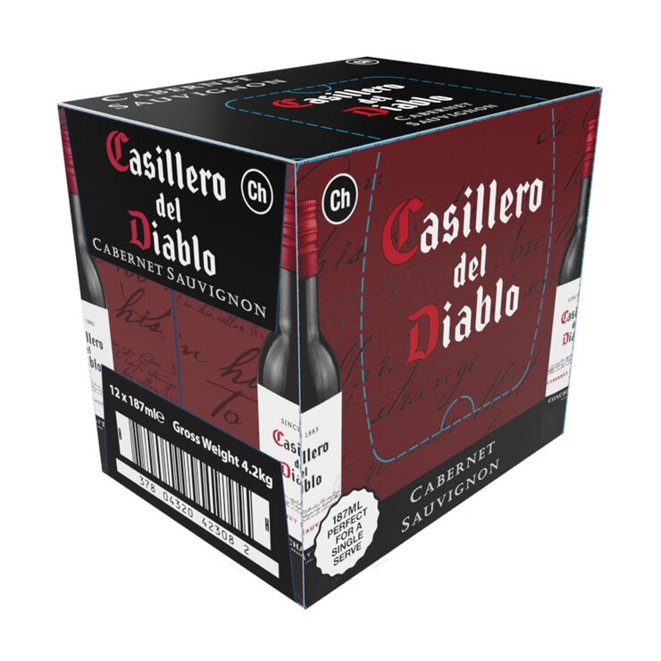 Casillero del Diablo Cabernet Sauvignon 12 x 187ml Casillero del Diablo Cabernet Sauvignon 12 x 187ml