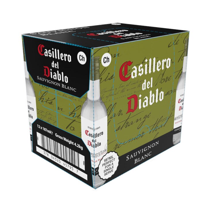 Casillero del Diablo Sauvignon Blanc 12 x 187ml Casillero del Diablo Sauvignon Blanc 12 x 187ml