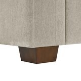 Thomasville Walsen Grey Fabric Corner Sofa with Storage Ottoman, Right Hand Facing