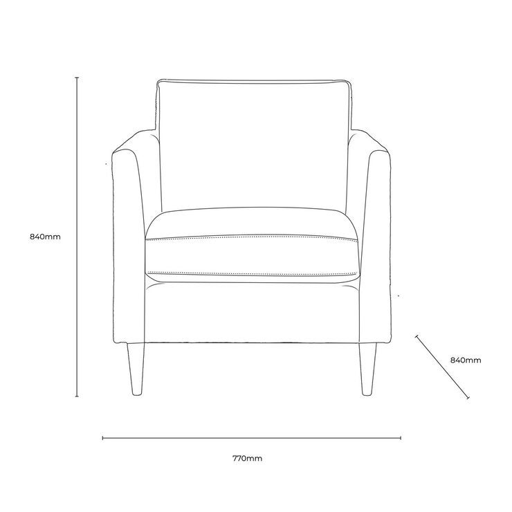Gallery Gateford Charcoal Fabric Armchair Gallery Gateford Charcoal Fabric Armchair