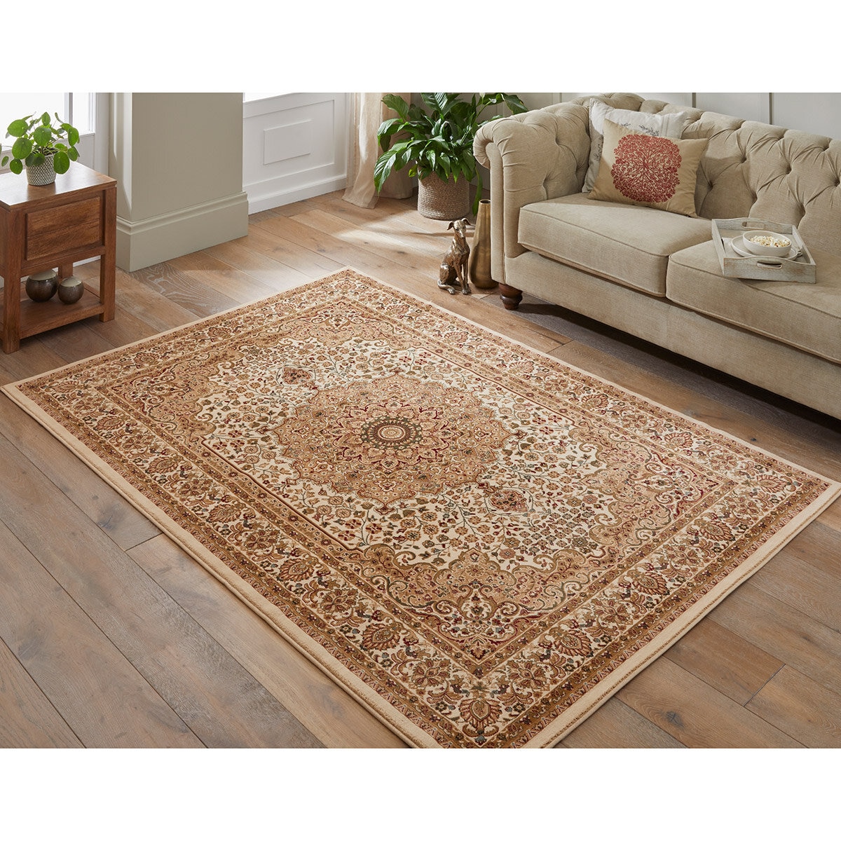 Concept Looms Grand Heritage GH101 Cream/Beige Rug, 160 x 230 cm
