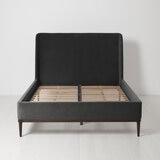 Swyft Bed 02 Charcoal Grey Velvet Bed Frame, 180 x 200 cm