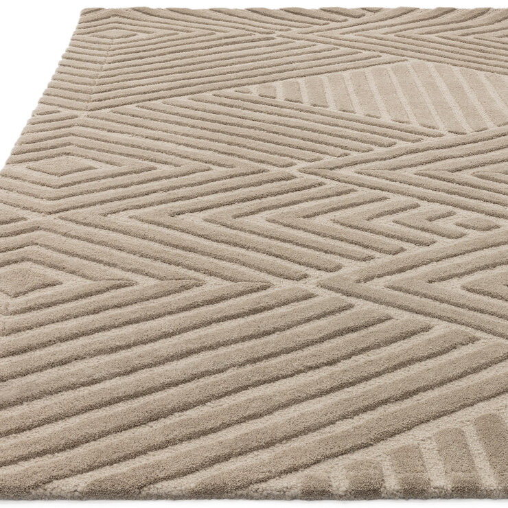 Hague Collection Taupe Rug, 200 x 290 cm