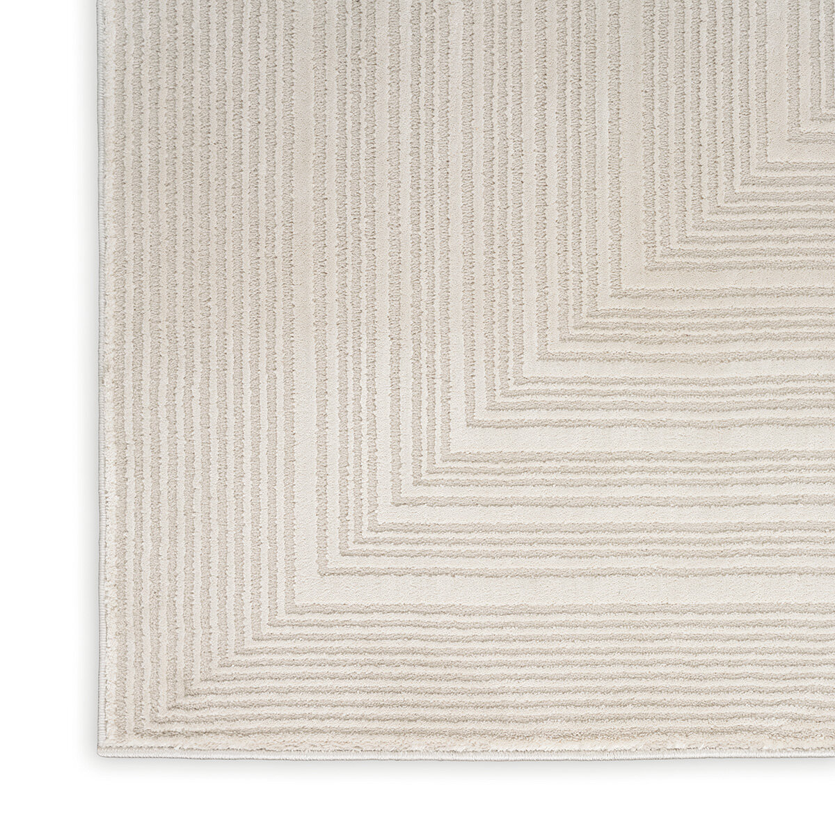 Calvin Klein CK024 Irradiant Ivory Rug, 160 x 221 cm