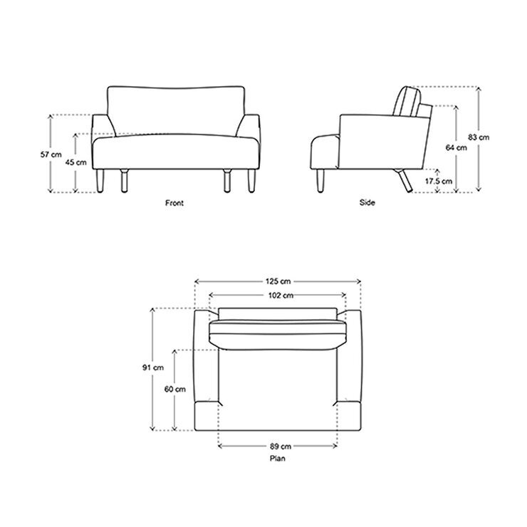 Swyft Model 05 Green Velvet Loveseat
