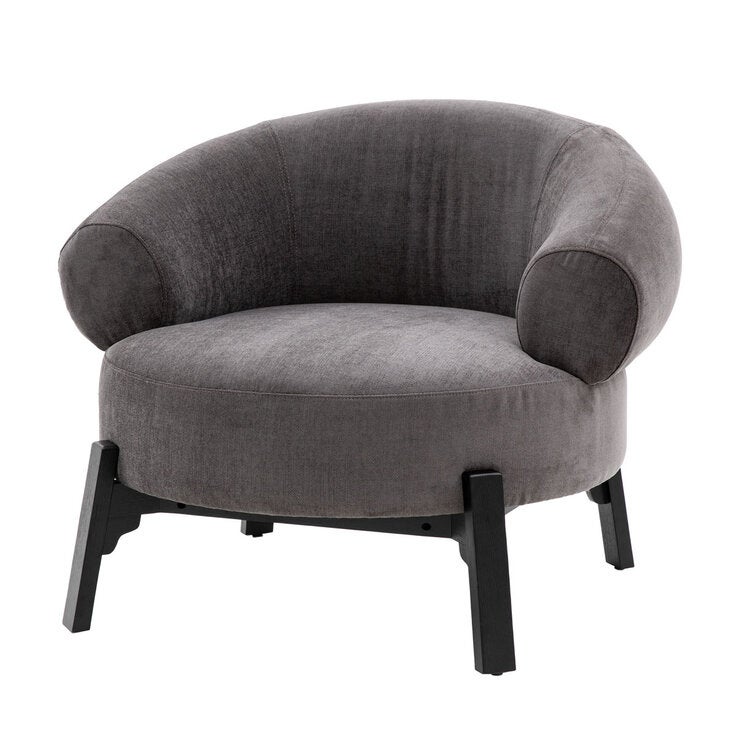 Gallery Ardo Grey Velvet Armchair Gallery Ardo Grey Velvet Armchair