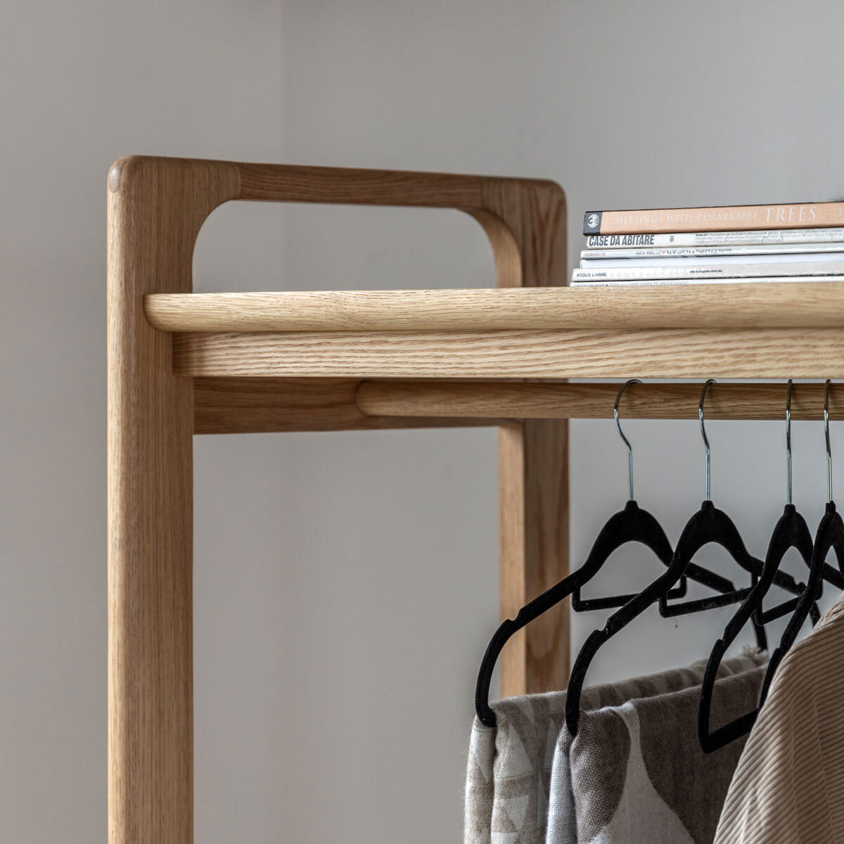Gallery Craft Oak Open Wardrobe