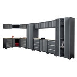 Hilka Garage Bundle 16 piece Corner & Cabinet Storage Set Hilka Garage Bundle 16 piece Corner & Cabinet Storage Set