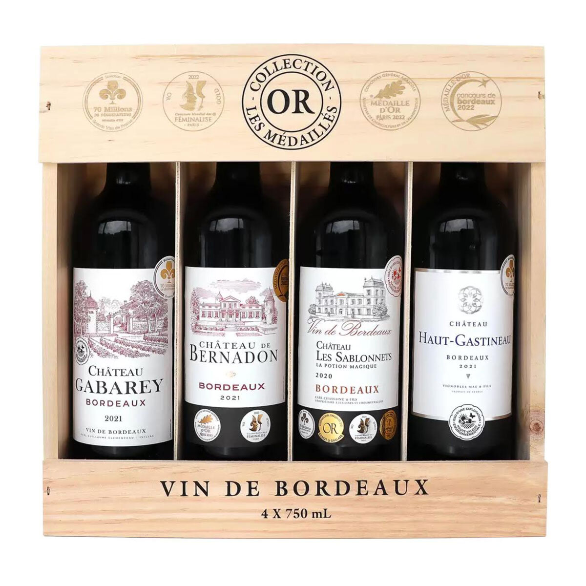 Bordeaux 4 Bottle Gift Pack