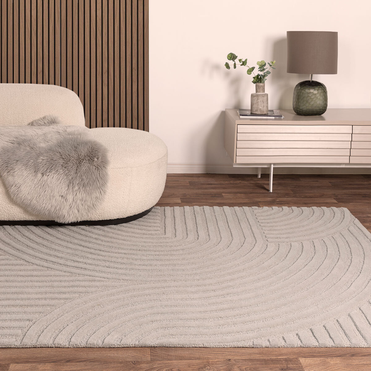 Hague Collection Silver Rug, 160 x 230 cm