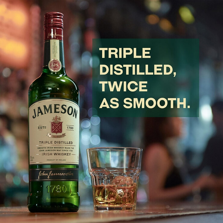Jameson Irish Whiskey, 1L Jameson Irish Whiskey, 1L