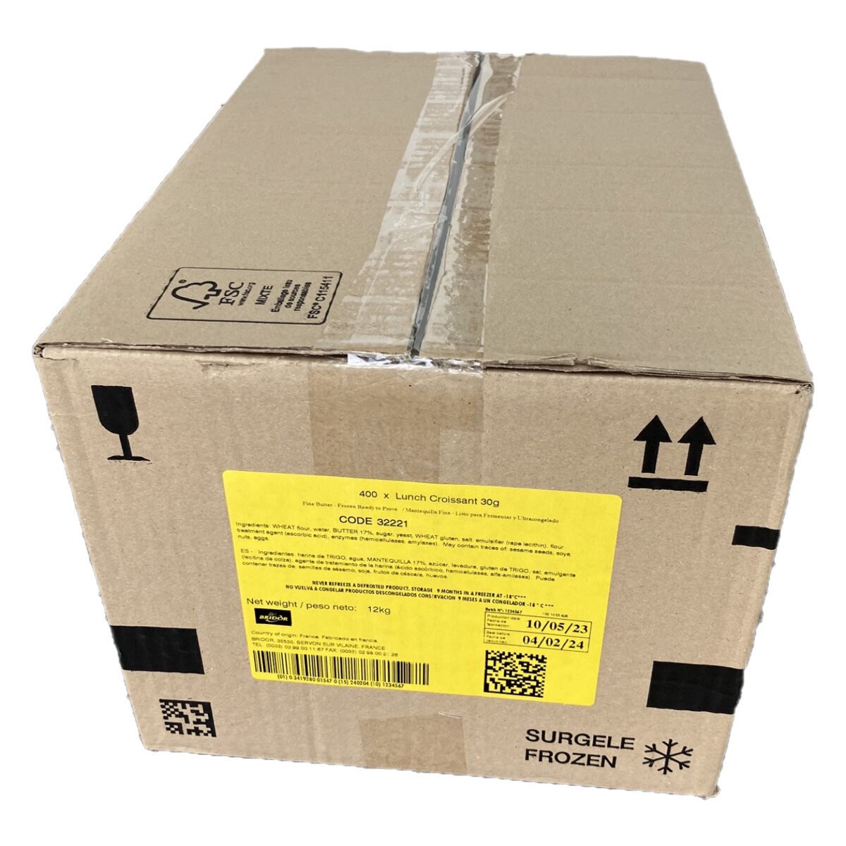 30g Butter Croissant 400 Pce (Frozen Case)