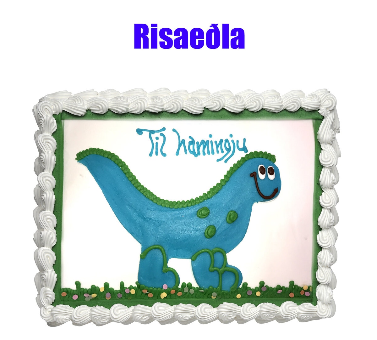 iceland Dinosaur cake