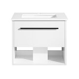 Ove Camila 600mm Wide Wall Mounted Vanity in Matte White