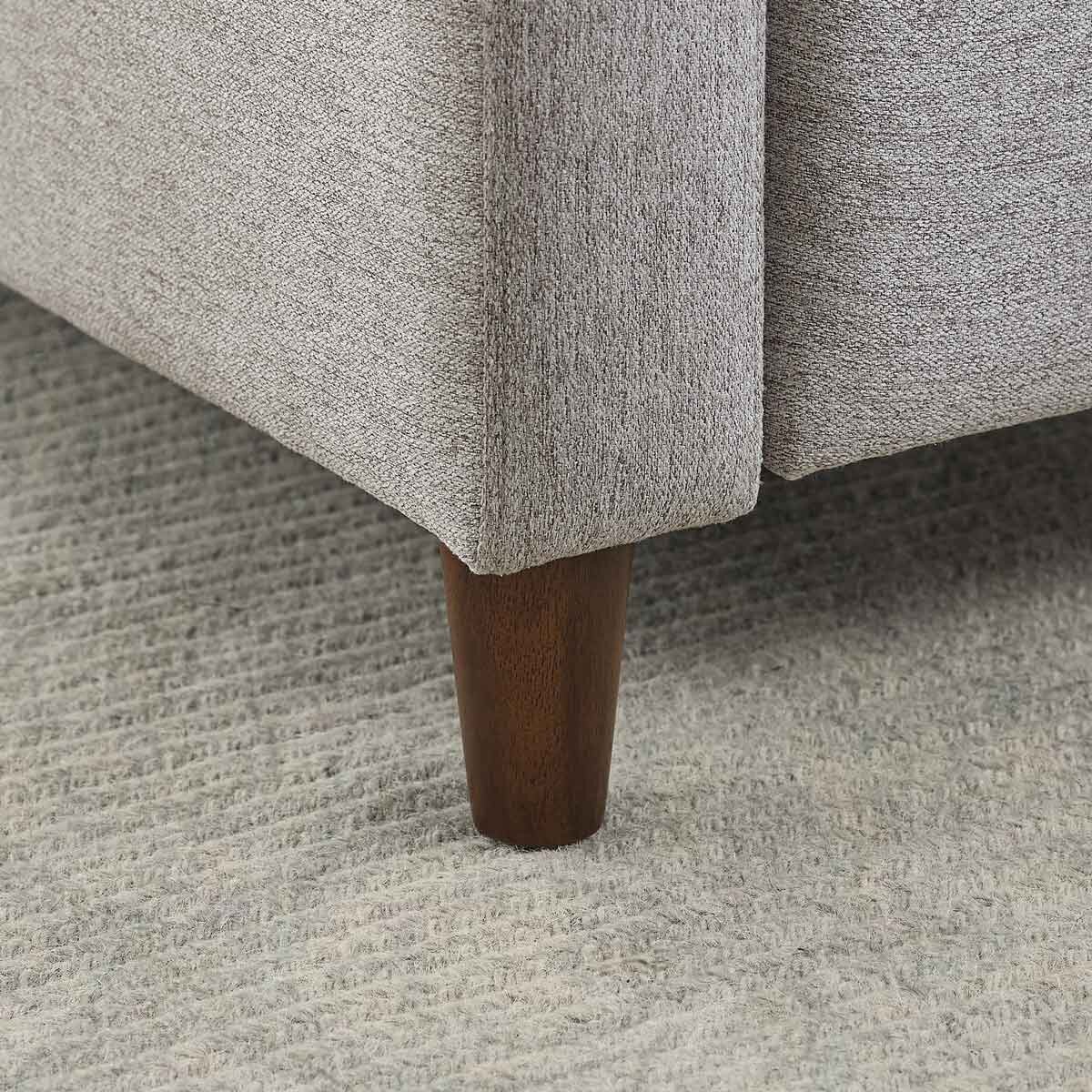Lillian August Ella Grey Fabric Convertible Sofa Bed