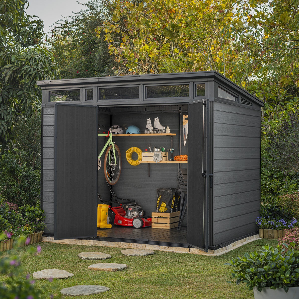 Keter Cortina 9ft 2" x 7ft (2.8 x 2.1m) Storage Shed