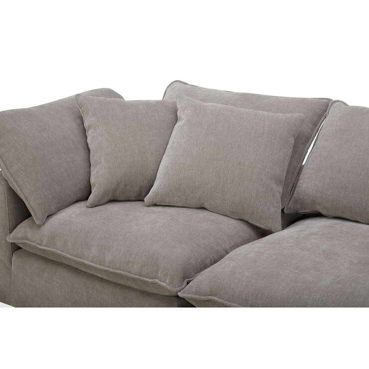 Aiden & Ivy Sereen Beige Fabric 6 Piece Modular Sofa Aiden & Ivy Sereen Beige Fabric 6 Piece Modular Sofa