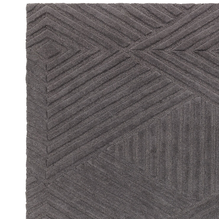 Hague Collection Charcoal Rug, 200 x 290 cm