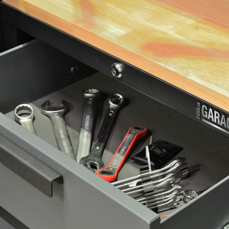 Hilka 24 Professional Gauge Steel 4 Piece Modular Cabinet Set Hilka 24 Professional Gauge Steel 4 Piece Modular Cabinet Set