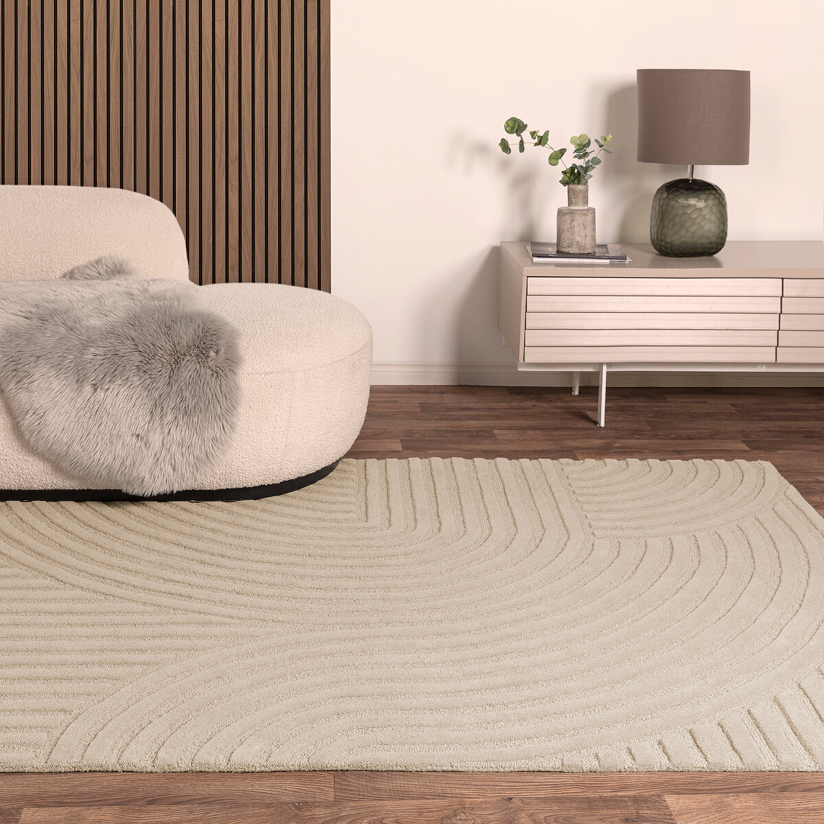 Hague Collection Sand Rug, 200 x 290 cm