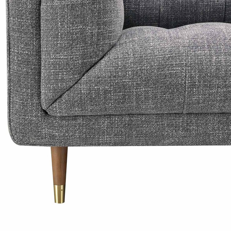 Isla Grey Fabric Armchair Isla Grey Fabric Armchair
