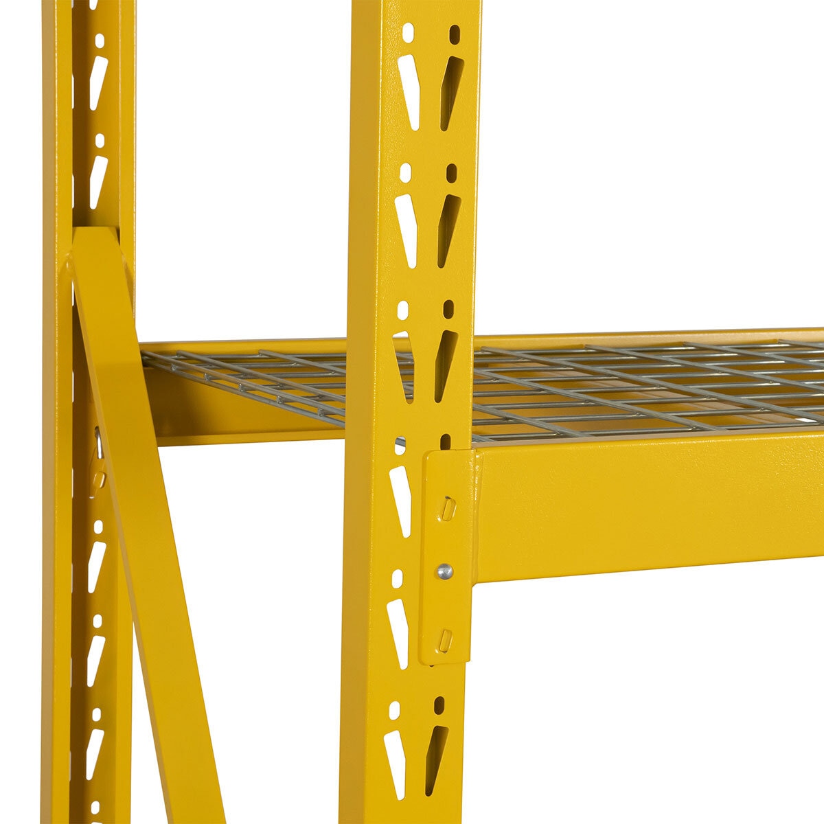 CAT 4 Level Industrial Level Rack in Yellow
