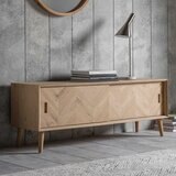 Gallery Milano Oak Entertainment Unit for TV's up to 55"