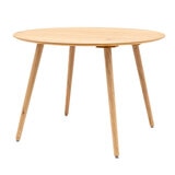 Gallery Hatfield Natural Round Dining Table, Seats 4