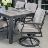SunVilla Kingston 7 Piece Cushioned Dining Set + Cover