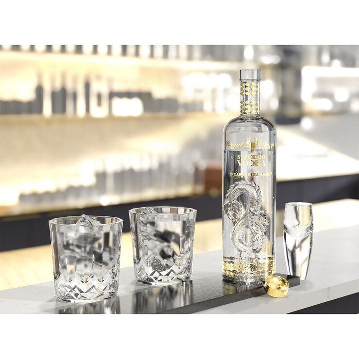 Royal Dragon Gold Leaf Superior Vodka, 70cl