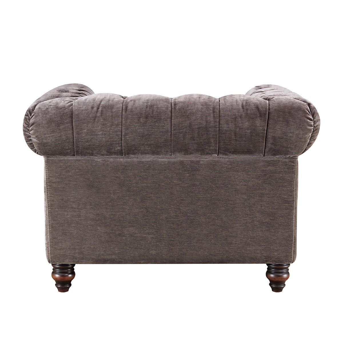 Allington Grey Fabric Chesterfield Armchair
