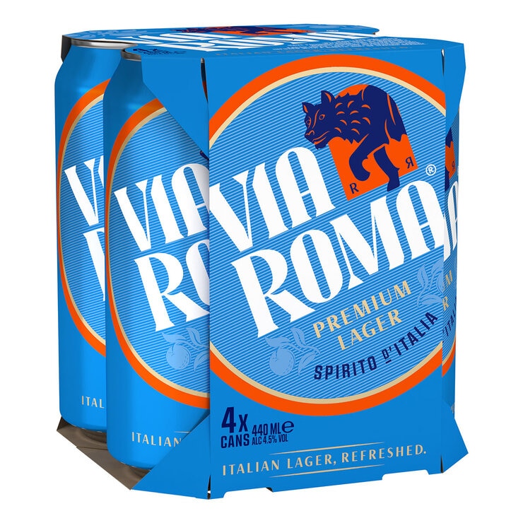 Via Roma, 6 x 4 x 440ml Via Roma, 6 x 4 x 440ml