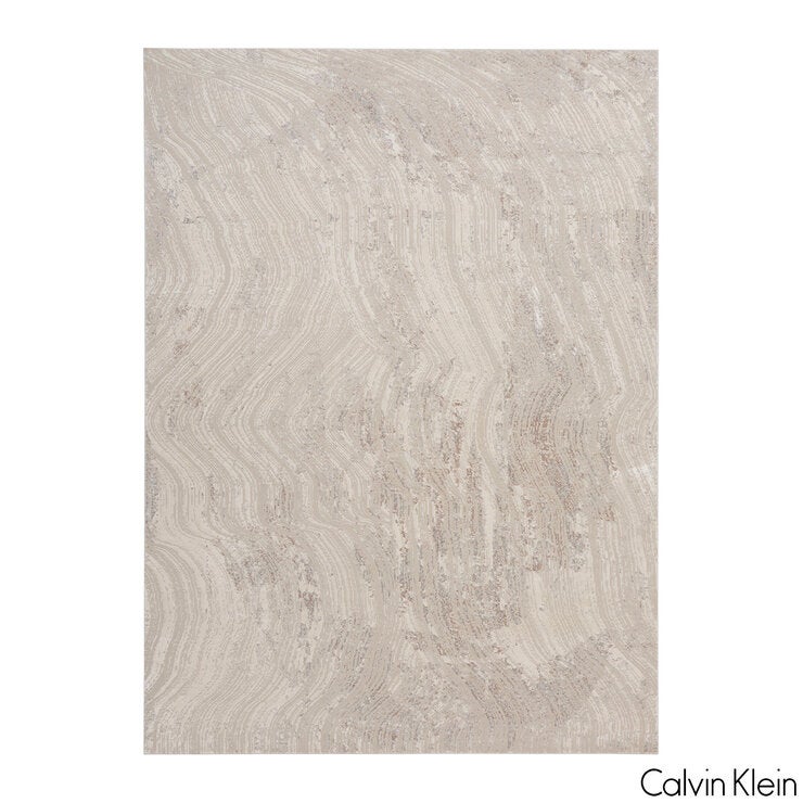 Calvin Klein CK024 Irradiant Silver/Grey Rug, 160 x 221 cm