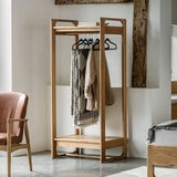 Gallery Craft Oak Open Wardrobe