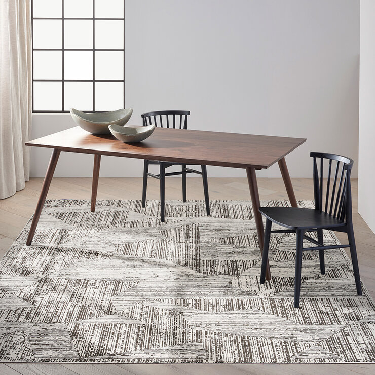 Calvin Klein CK024 Irradiant Cream/Black Rug, 160 x 221 cm Calvin Klein CK024 Irradiant Cream/Black Rug, 160 x 221 cm