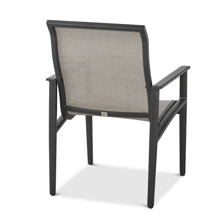 Agio Delray 7 Piece Sling Dining Set with Sintered Stone Table Top + Cover