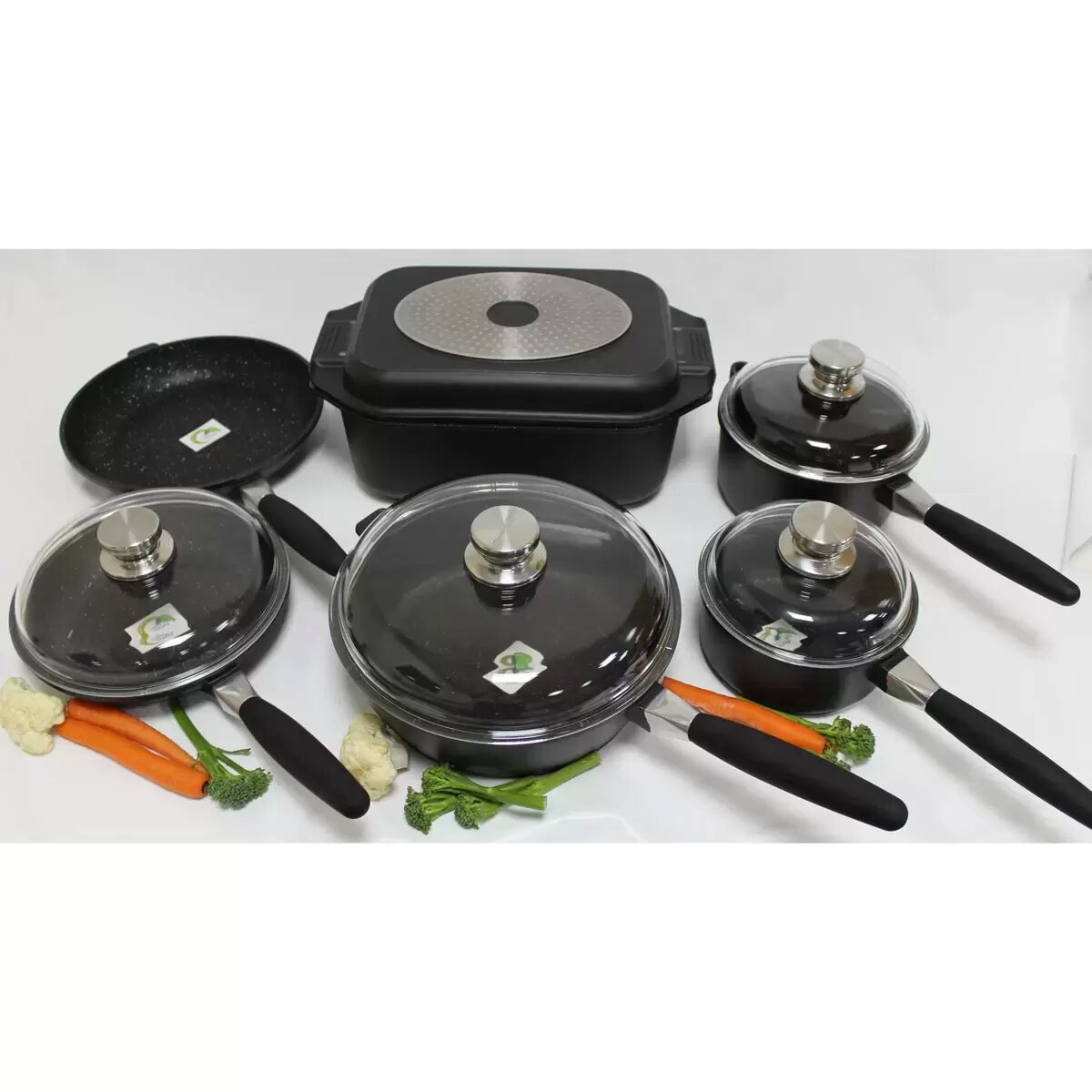 BergHOFF Eurocast Non-stick Cookware Set, 11 Piece