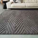 Hague Collection Charcoal Rug, 160 x 230 cm