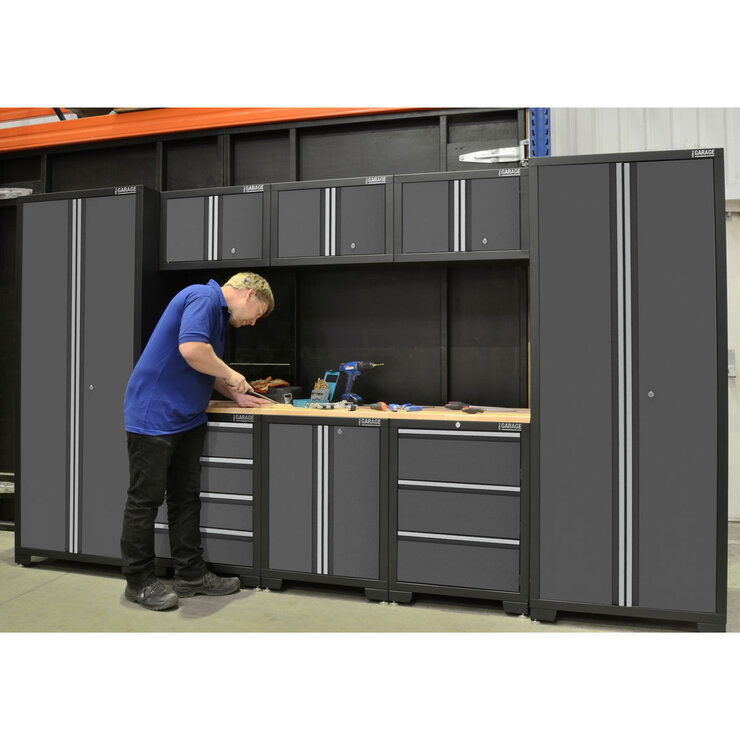 Hilka 24 Gauge Steel 9 Piece Cabinet Set Hilka 24 Gauge Steel 9 Piece Cabinet Set