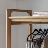 Gallery Craft Oak Open Wardrobe