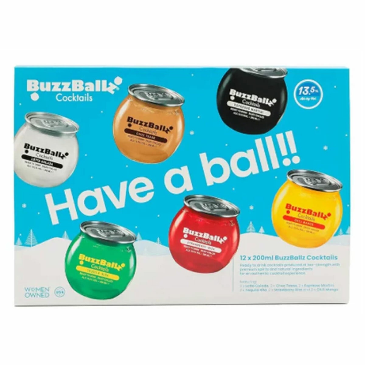Buzzballz Mixed Pack, 12 x 20cl
