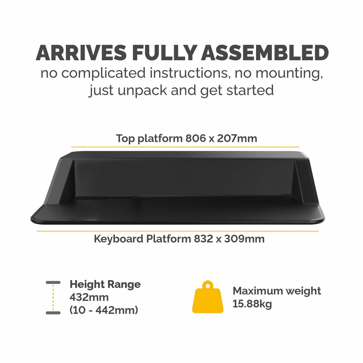 Fellowes Lotus™ Sit-Stand Workstation